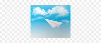 Paper Airplane In The Sky With Clouds - Paper Plane
