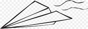 Paper, Airplane, Paper Plane, Line, Triangle PNG