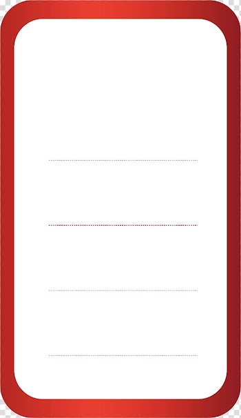 Paper Area Angle Font, Red frame border material form transparent background PNG clipart