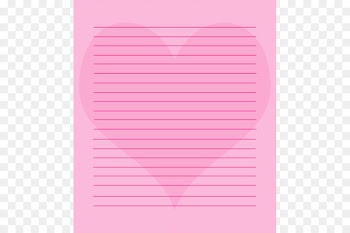 Paper Area Pattern - Heart Notepad 
