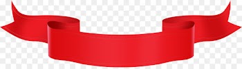 Paper Awareness ribbon Banner Textile - Red ribbon 