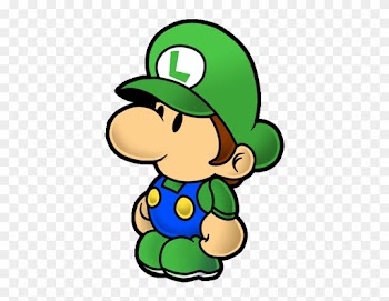 Paper Baby Luigi - Paper Mario Baby Luigi