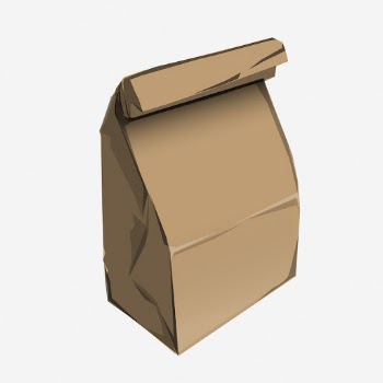 Paper bag clipart illustration. Free | Free Photo - rawpixel