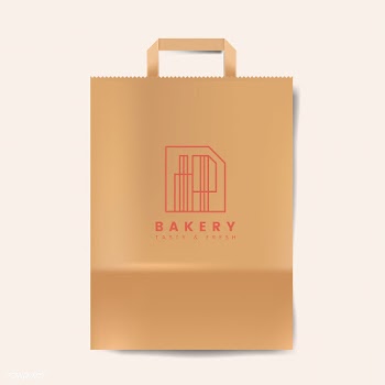 Paper bag mockup isolated vector | Free stock vector - 519014
