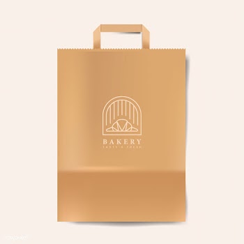 Paper bag mockup isolated vector | Free stock vector - 519059