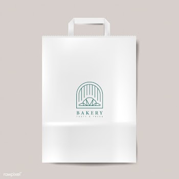 Paper bag mockup isolated vector | Free stock vector - 519066