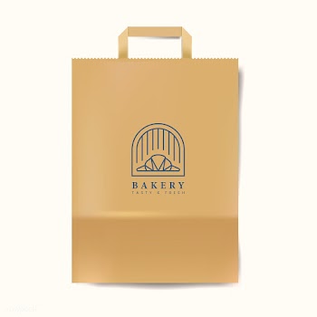 Paper bag mockup isolated vector | Free stock vector - 519068