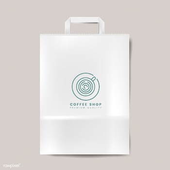 Paper bag mockup isolated vector | Free stock vector - 519124
