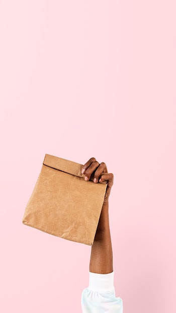 Paper bag packaging for food concept | Free stock photo | High Resolution image
