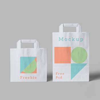Paper Bag PSD Mockup