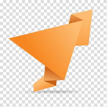 Paper Banner Origami, origami transparent background PNG clipart
