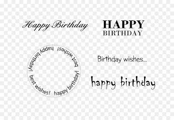 Paper Birthday Digital stamp Wish Feeling - Birthday 