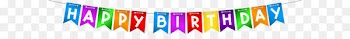 Paper Birthday Scrapbooking - Birthday Streamer Transparent PNG Image 