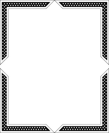 Paper Black and white frame Line Angle, Border Frame transparent background PNG clipart