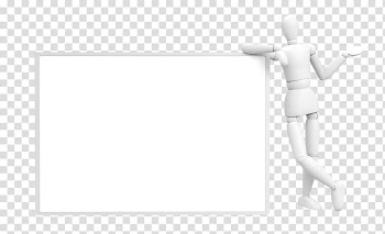Paper Black and white frame Pattern, billboard transparent background PNG clipart