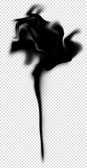 Paper Black and white Monochrome , black smoke transparent background PNG clipart