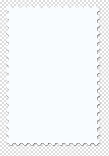 Paper Black and white Text frame, Stamps transparent background PNG clipart
