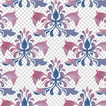 Paper Blue Watercolor painting Textile, painted PPT transparent background PNG clipart