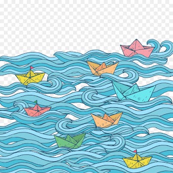 Paper Boat Watercraft Origami - Vector folding paper boat 