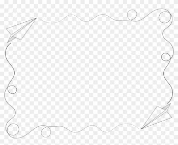 Paper Border Clipart - Airplane Border Clip Art