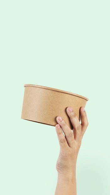 Paper bowl packaging for food takeaway… | Free stock photo | High Resolution image