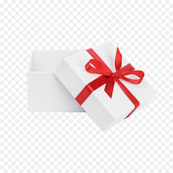 Paper Box Ribbon Gift - White bow ribbon gift box 