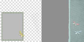 Paper Brand Rectangle, Light blue frame transparent background PNG clipart