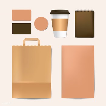 Paper branding mockup vector set | Free stock vector - 518960
