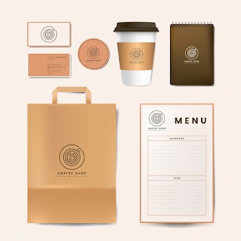 Paper branding mockup vector set | Free stock vector - 518974