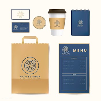 Paper branding mockup vector set | Free stock vector - 518976