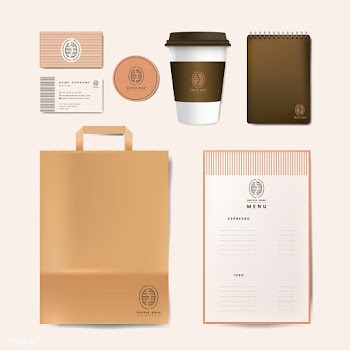 Paper branding mockup vector set | Free stock vector - 518980