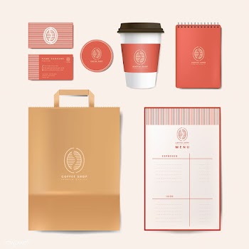 Paper branding mockup vector set | Free stock vector - 519004