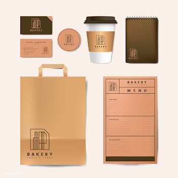 Paper branding mockup vector set | Free stock vector - 519006