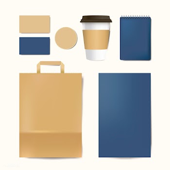 Paper branding mockup vector set | Free stock vector - 519053