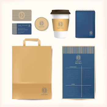 Paper branding mockup vector set | Free stock vector - 519055
