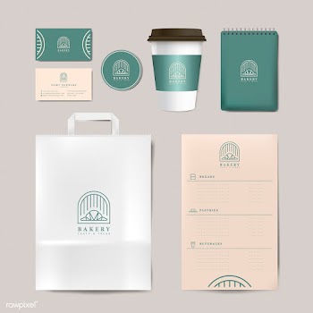 Paper branding mockup vector set | Free stock vector - 519119