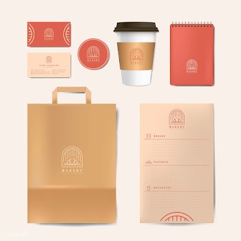 Paper branding mockup vector set | Free stock vector - 519122