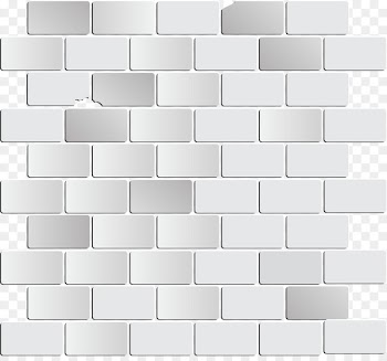 Paper Brick Wall White - White simple brick wall 