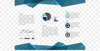 Paper Brochure Graphic design - Abstract vector polygon trifold 