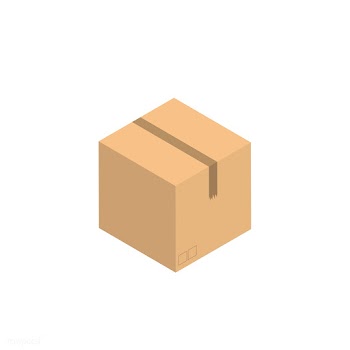 Paper brown container isolated on background | Free stock vector - 393258