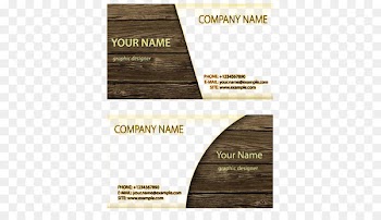 Paper Business card Wood Visiting card - Vector Wood Business Card 