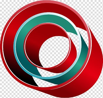Paper Circle Logo Infographic, Three-dimensional ring transparent background PNG clipart