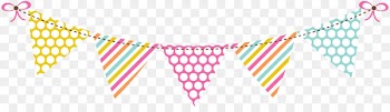 Paper Clip art - bunting banner 