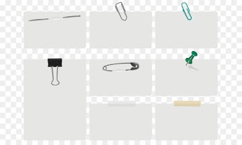 Paper clip Post-it note Adhesive tape - Pins and paper 