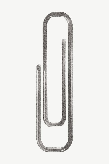 Paper clip, stationery, office supply | Free PSD - rawpixel