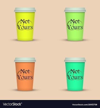 Paper coffee cup icon vector image