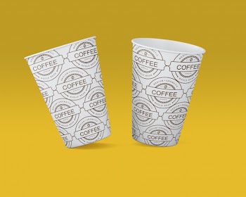 Paper coffee cup mockup Free Psd