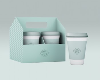 Paper coffee cup mockup Free Psd