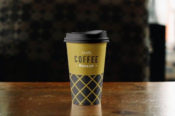 Paper Coffee Cup PSD Mockup quality coffee mockup 