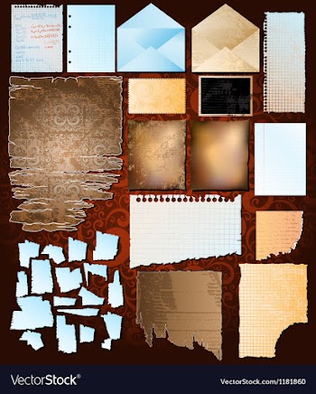 Paper collection vector image